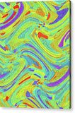 Wavy Bright Colors Abstract - Acrylic Print