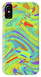 Wavy Bright Colors Abstract - Phone Case